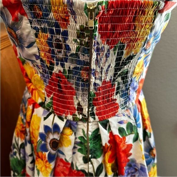 NWT Cara Cara Laurel Dress Egret Blossoms-L15 - Picture 10 of 12